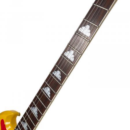 Burny (バーニー) エレキギター MG-145S YELLOW HEART hide MODEL 日本