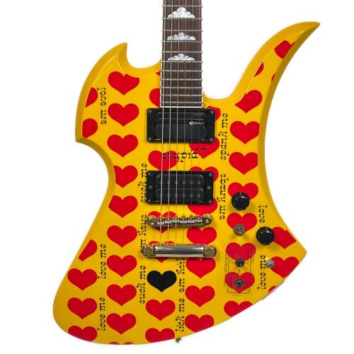 Burny (バーニー) エレキギター MG-145S YELLOW HEART hide