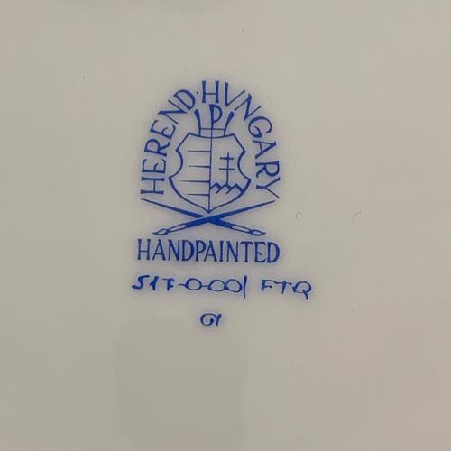 Herend (ヘレンド) プレート ブルー インドの華