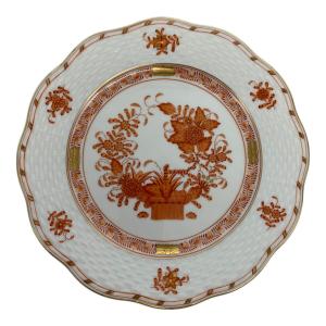Herend (ヘレンド) プレート オレンジ インドの華