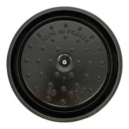 Staub (ストウブ) ピコ・ココット・ラウンド20cm ブラック 40509-487