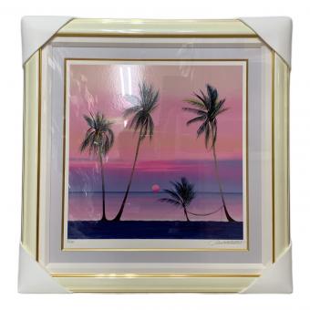 ミッシェル・バテュ 絵画 浜辺の黄昏