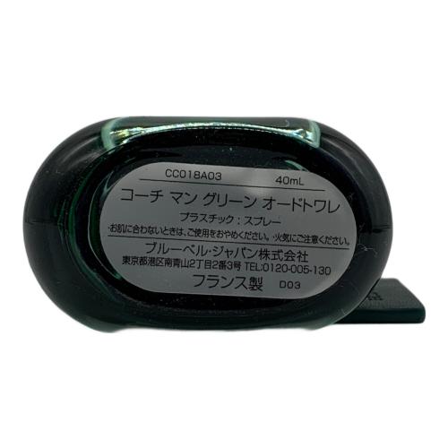 COACH (コーチ) オードトワレ マン グリーンオードトワレ 40ml