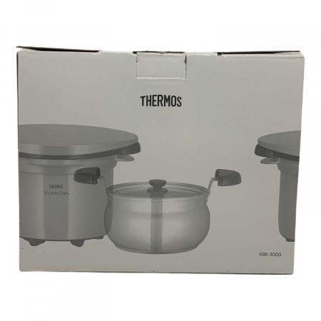 THERMOS (サーモス) 真空保温調理器シャトルシェフ レッド KBK-3000