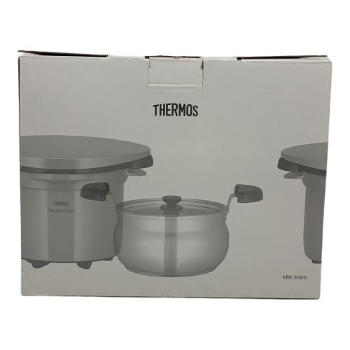 THERMOS (サーモス) 真空保温調理器シャトルシェフ レッド KBK-3000