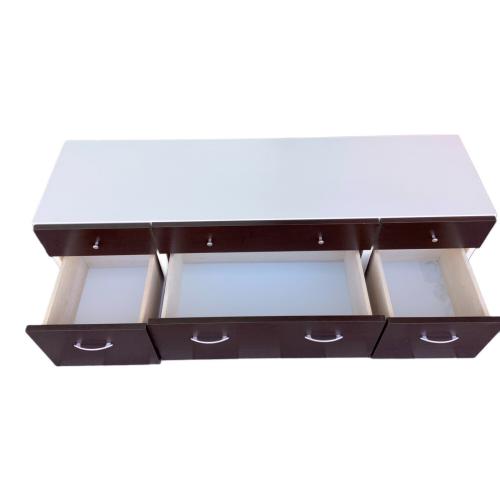 LEGNATEC (レグナテック) テレビボード ダークブラウン×ホワイト ヴィンク(ウェンジェ)