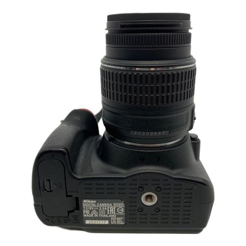 Nikon (ニコン) デジタル一眼レフカメラ D3300 ダブルズームキット 2416万画素(有効画素) APS-C 23.5mm×15.6mm CMOS