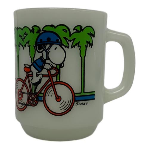 Fire King (ファイヤーキング) マグカップ SNOOPY PEDAL POWER