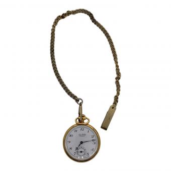 Aero Watch Neuchatel 手巻き懐中時計 キズ有 ゴールド