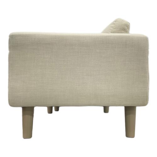 モダンデコ 2人掛けソファー アイボリー