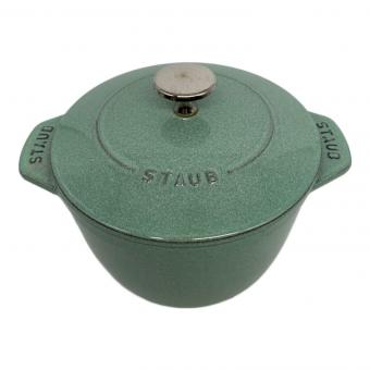 Staub (ストウブ) 両手鍋 16cm グリーン