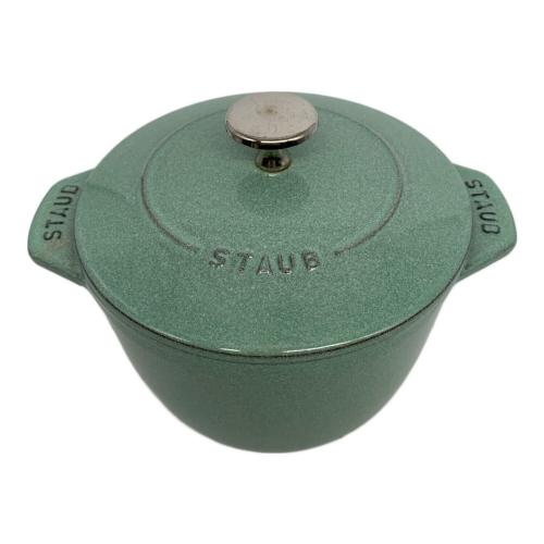 Staub (ストウブ) 両手鍋 16cm グリーン