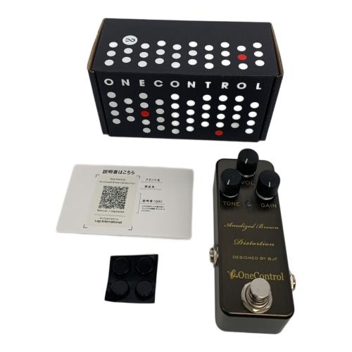 One Control (ワンコントロール) ディストーション Anodized Brown Distortion oc-abd