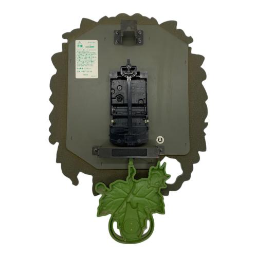 となりのトトロ　振り子時計 掛け時計 となりのトトロ からくり時計 振り子式 こだわりの天然木製