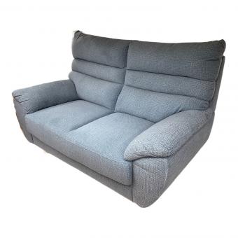 シアン 2人掛けソファー ブルー