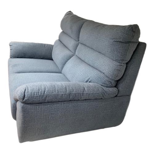 シアン 2人掛けソファー ブルー