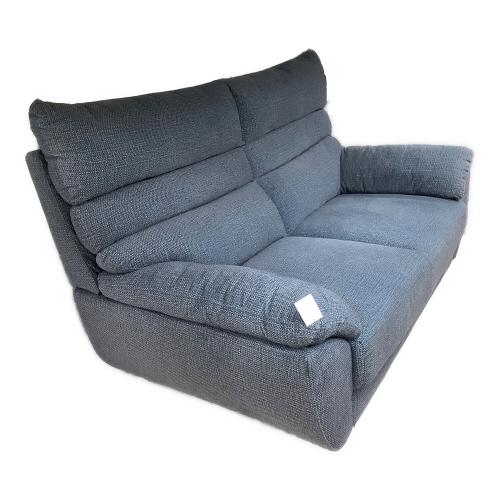 シアン 2人掛けソファー ブルー