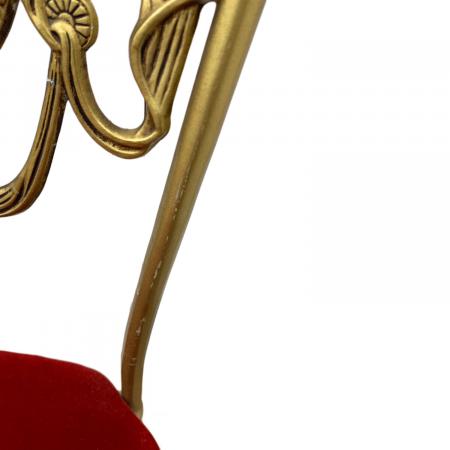 Mae Bra アンティークチェア レッド×ゴールド｜トレファクONLINE