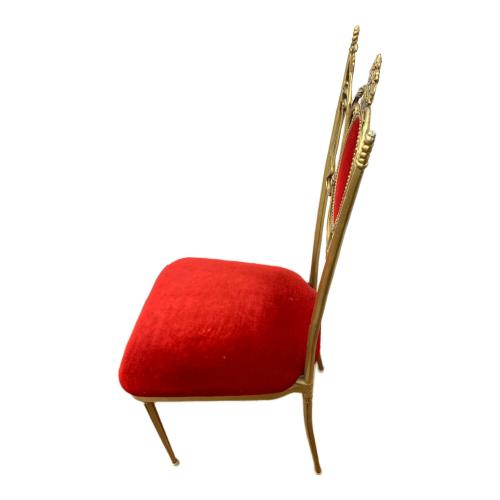 Mae Bra アンティークチェア レッド×ゴールド｜トレファクONLINE