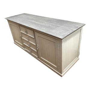 BLANC PEINTURE キャビネット ナチュラル×ブラウン