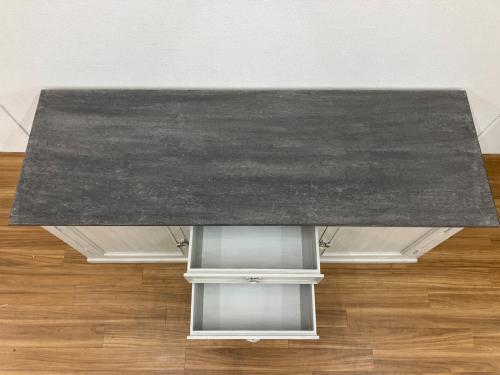 blanc d'ivoire (ブランディボワール) キャビネット フレンチクラシックスタイル