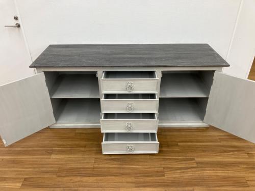 blanc d'ivoire (ブランディボワール) キャビネット フレンチクラシックスタイル