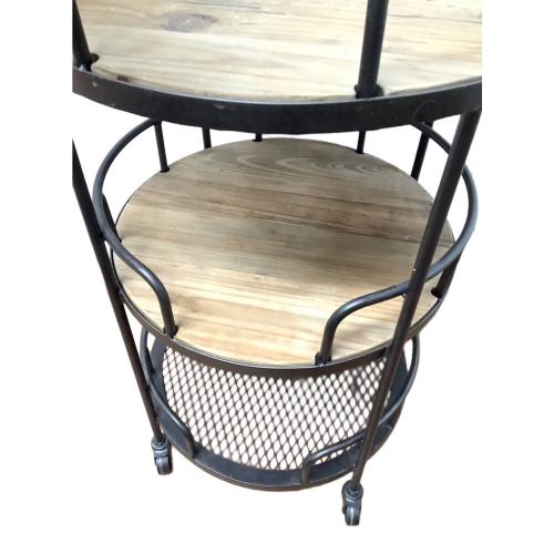 関家具 (セキカグ) ロイドサイドテーブル ブラウン