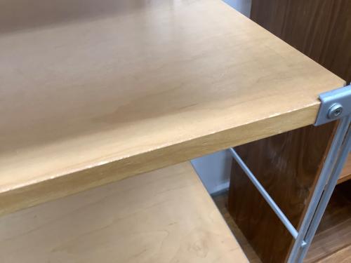 無印良品 (ムジルシリョウヒン) ステンレスユニットシェルフ ナチュラル×シルバー 247 6段