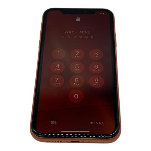 Apple (アップル) iPhoneXR NT0A2J/A サインアウト確認済 357375098904613 ○ SoftBank 修理履歴無し 64GB バッテリー:Aランク(90%)