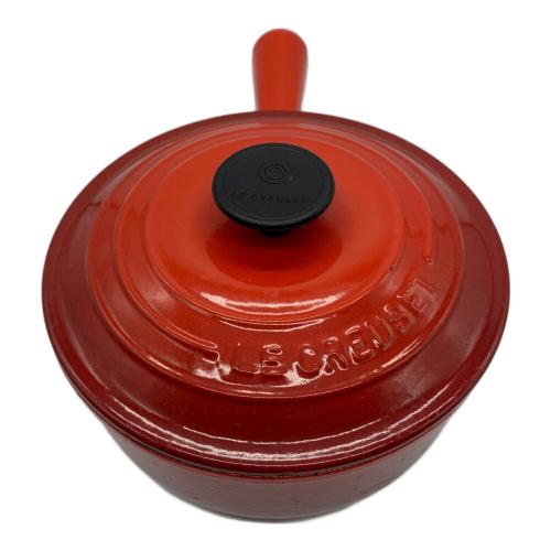 LE CREUSET (ルクルーゼ) 片手鍋 レッド ソースパン