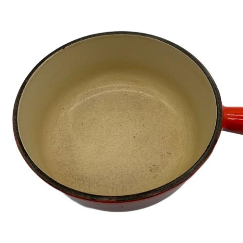 LE CREUSET (ルクルーゼ) 片手鍋 レッド ソースパン