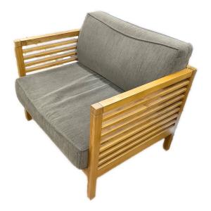 SCANTEAK (スキャンティーク) 1人掛けソファー ブラウン 227 ファブリック