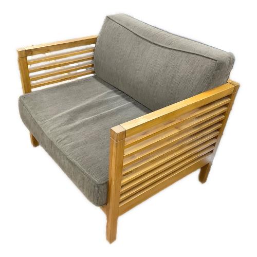 SCANTEAK (スキャンティーク) 1人掛けソファー ブラウン 227 ファブリック