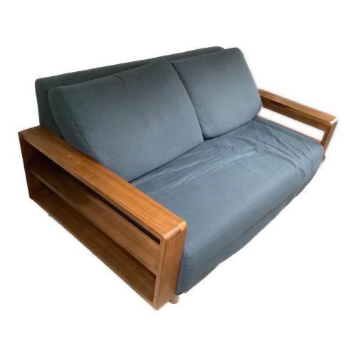 ソファー ブルー 2人掛け 小キズアリ