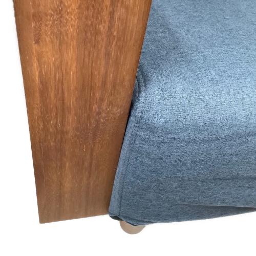 ソファー ブルー 2人掛け 小キズアリ