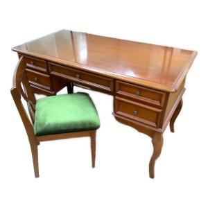 東海家具 (トウカイカグ) デスク ブラウン イス1脚付 ケントハウス