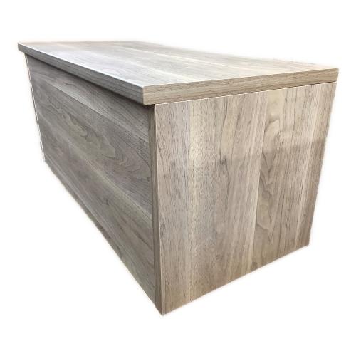 永野家具工業 収納庫付ベンチ ブラウン