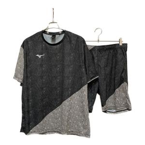 MIZUNO (ミズノ) ガウンテイストTシャツ＆パンツ メンズ 2XL ブラック 井上尚弥勝利記念2024