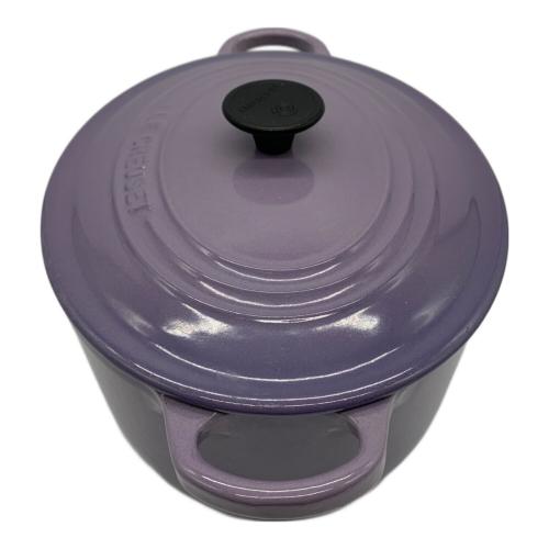 LE CREUSET (ルクルーゼ) ホーロー鍋 パープル
