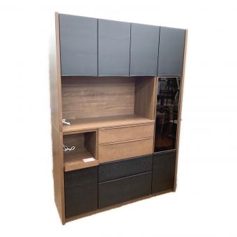 モリタインテリア レンジボード ダークブラウン×ブラウン 295 4枚扉