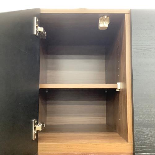 モリタインテリア レンジボード ダークブラウン×ブラウン 295 4枚扉