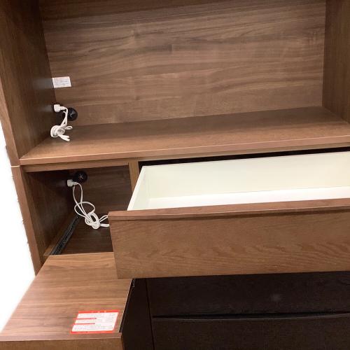 モリタインテリア レンジボード ダークブラウン×ブラウン 295 4枚扉