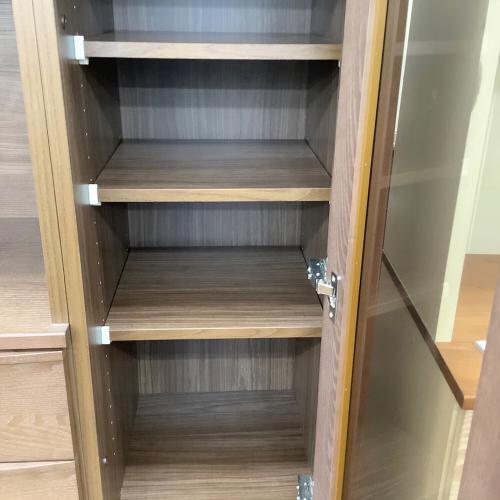 モリタインテリア レンジボード ダークブラウン×ブラウン 295 4枚扉