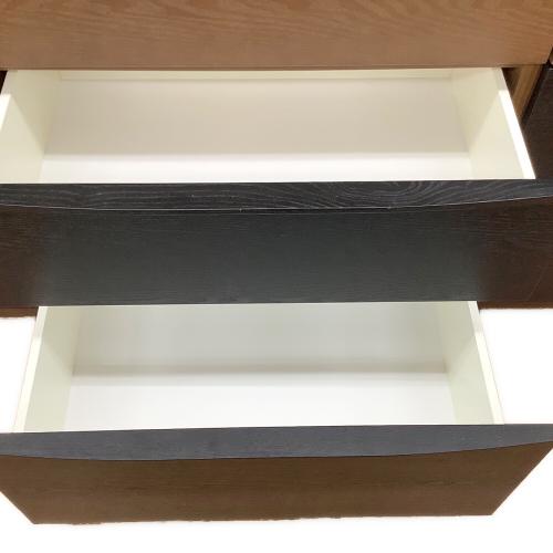 モリタインテリア レンジボード ダークブラウン×ブラウン 295 4枚扉