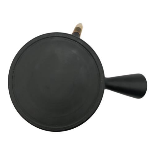 高資作 急須 宝生庵 富士型印花紋 常滑焼