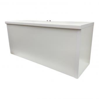 永野家具工業 (ナガノカグコウギョウ) 収納庫付ベンチ ホワイト w90×31 ボックス