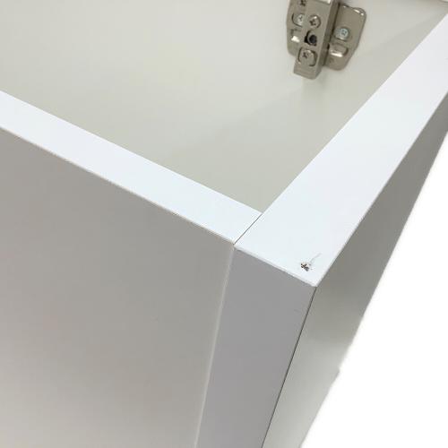 永野家具工業 (ナガノカグコウギョウ) 収納庫付ベンチ ホワイト w90×31 ボックス