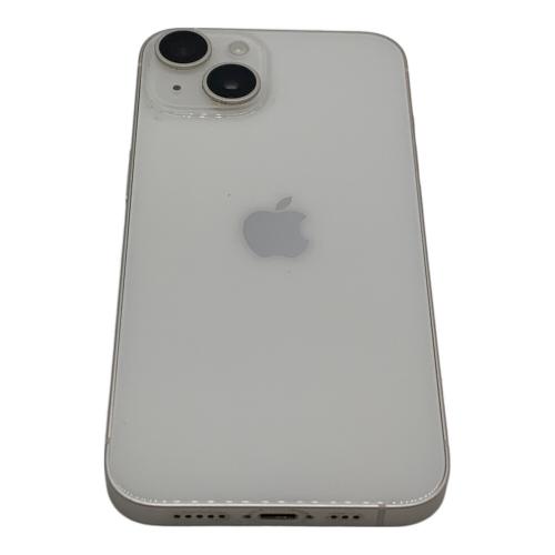 Apple (アップル) iPhone14 MPUQ3J/A サインアウト確認済 359203509191802 ○ SIM FREE 修理履歴無し 128GB バッテリー:Bランク(80%)