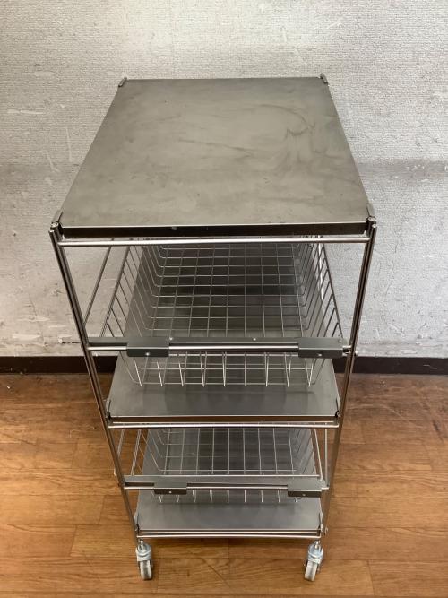 無印良品 (ムジルシリョウヒン) ユニットシェルフ シルバー 132 3段 2段引出付き