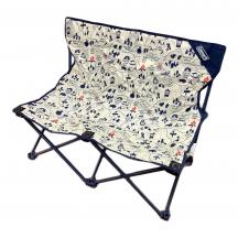 Coleman (コールマン) アウトドアチェアダブル 2000033438 ネイビー×ベージュ